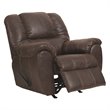 Pemberly Row Modern / Contemporary Rocker Recliner in Walnut