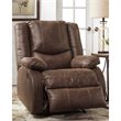 Pemberly Row Modern / Contemporary Zero Wall Recliner in Coffee