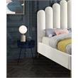 Pemberly Row Contemporary Transitional Navy Metal Nightstand