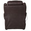 Pemberly Row Power Lift Lay Flat Recliner Adjustable Headrest - Chocolate Fabric