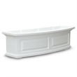Pemberly Row 3ft Weatherproof Traditional Plastic Window Box in White