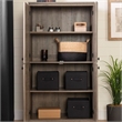 Pemberly Row 4-Door Storage Cabinet-Weathered Oak-Pemberly Row