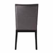 Pemberly Row Contemporary Gray Velvet Upholstered Side Chair