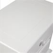 Pemberly Row Contemporary Eggshell White 2-Drawer Wood Nightstand