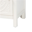Pemberly Row Contemporary White Finished Wood 1-Drawer End Table
