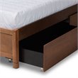 Pemberly Row Brown Finished Wood Full Size 4-Drawer Platform Storage Bed