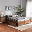 Pemberly Row Brown Finished Wood Full Size 4-Drawer Platform Storage Bed