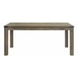 Pemberly Row Modern Wooden Rectangular Dining Table in Rustic Oak