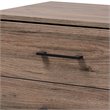 Pemberly Row Rustic Oak Finished Wood 3-Drawer Storage Chest
