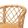Pemberly Row Modern Bohemian Natural Brown Rattan Counter Stool
