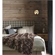 Pemberly Row Throw Brown Acrylic Luxuriously Soft Diamond Geometric Design