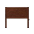 Pemberly Row Solid Wood Full Size Mid-Century Headboard in Walnut