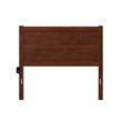 Pemberly Row Solid Wood Full Size Mid-Century Headboard in Walnut