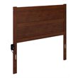 Pemberly Row Solid Wood Full Size Mid-Century Headboard in Walnut