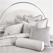 Pemberly Row 10-piece Feather Fill Fabric King Duvet Set in Dove Gray
