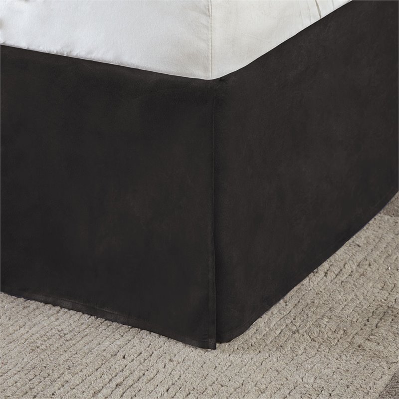 Pemberly Row 7-Piece Polyester Microsuede Comforter Set in Gray