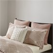 Pemberly Row Cotton Full/Queen Duvet Cover Set in Blush Pink Finish