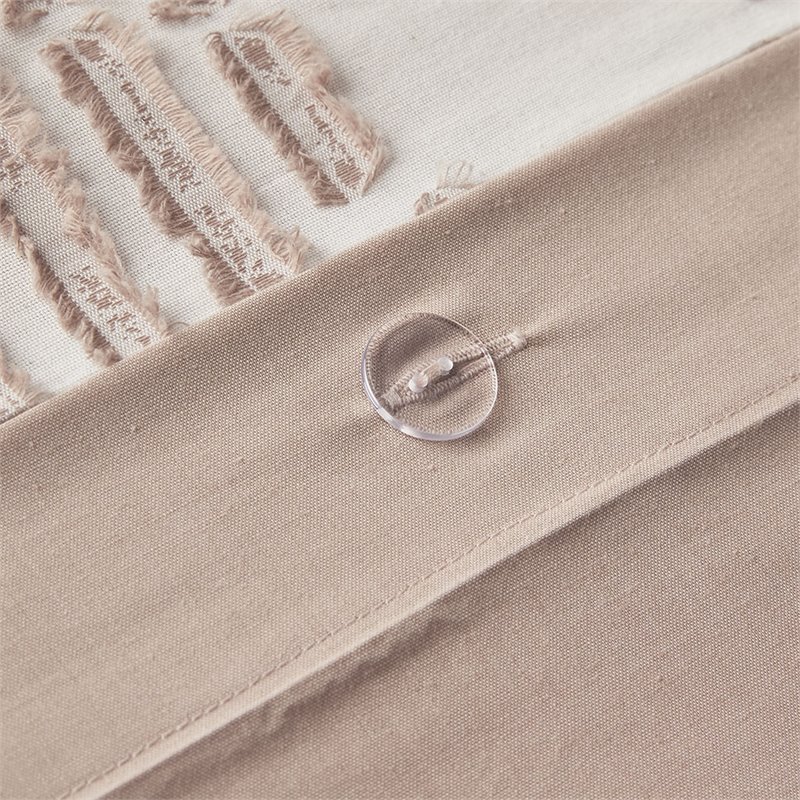 Pemberly Row Cotton Full/Queen Duvet Cover Set in Blush Pink Finish