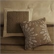 Pemberly Row 7-piece Polyester Microsuede Comforter Set in Natural