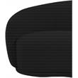 Pemberly Row Modern / Contemporary Black Boucle Fabric Chair