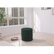 Pemberly Row Modern / Contemporary Green Boucle Fabric Ottoman/Stool