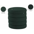 Pemberly Row Modern / Contemporary Green Boucle Fabric Ottoman/Stool