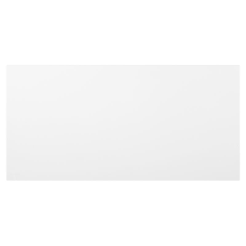 Pemberly Row Wooden Rectangular Top Dining Table in White High Gloss