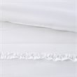 Pemberly Row Polyester Microfiber 2-in-1 Full/Queen Duvet in White