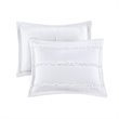 Pemberly Row Polyester Microfiber 2-in-1 Full/Queen Duvet in White