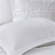 Pemberly Row Polyester Microfiber 2-in-1 Full/Queen Duvet in White
