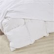 Pemberly Row Polyester Microfiber 2-in-1 Full/Queen Duvet in White