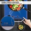 Pemberly Row 11inch Portable Single-Burner Induction Cooktop - w/ Handle - Black
