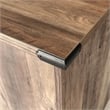 Pemberly Row Transitional Particle Board and Wood Desk in Oak