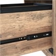 Pemberly Row Transitional Particle Board and Wood Desk in Oak
