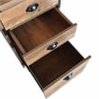 Pemberly Row Transitional Particle Board and Wood Desk in Oak