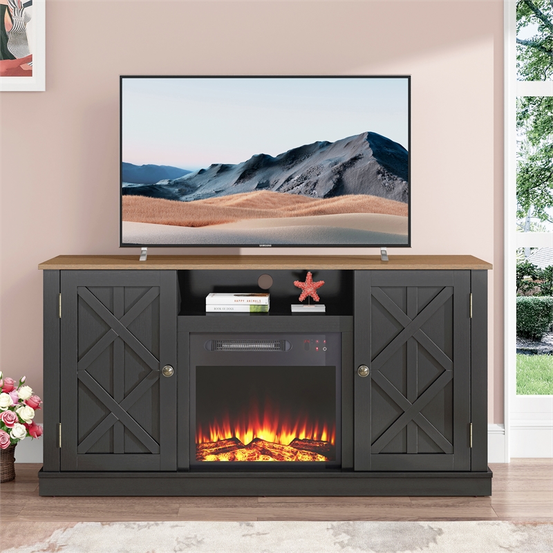 Pemberly Row Farmhouse TV Stand for 60