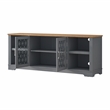 Pemberly Row 70 in. TV Stand Media Console for TV up to 75 in. - Gray