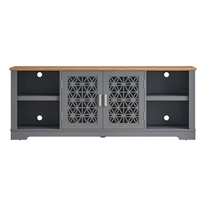 Pemberly Row 70 in. TV Stand Media Console for TV up to 75 in. - Gray