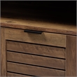 Pemberly Row Brown Finished Wood and Black Metal 2-Door Sideboard