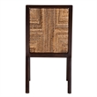 Pemberly Row Modern Dark Brown Mahogany Wood and Dining Side Chair