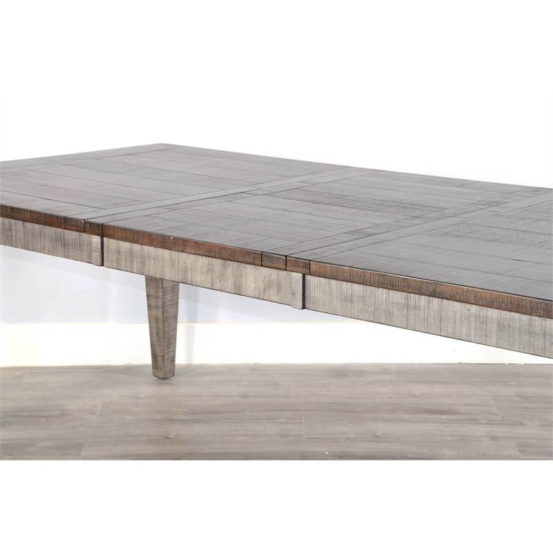 Pemberly Row Contemporary Transitional Extension Dining Table