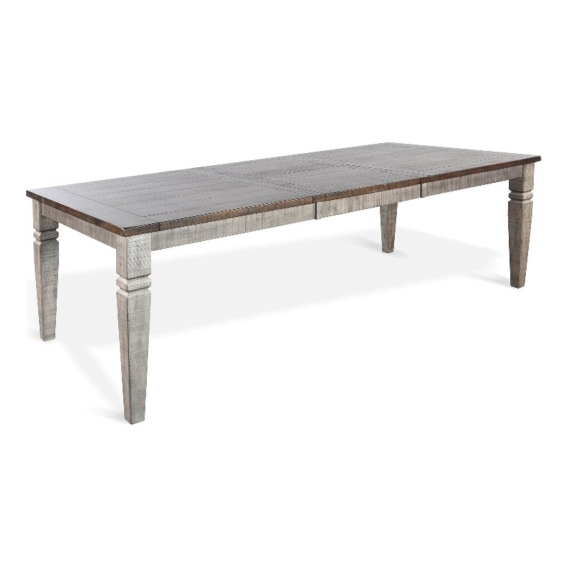Pemberly Row Contemporary Transitional Extension Dining Table
