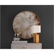 Pemberly Row Modern / Contemporary Wall Mirror in Gold Metal