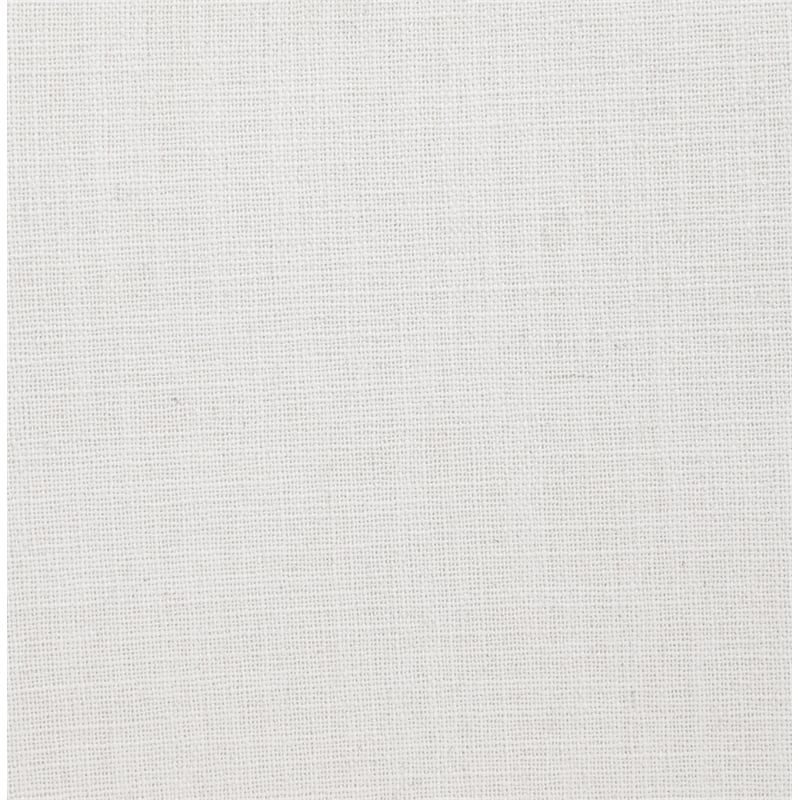 Pemberly Row Cream Linen Textured Fabric Dining Chair (Set of 2)
