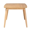 Pemberly Row Mid-Century Modern Natural Oak Finished Wood Dining Table