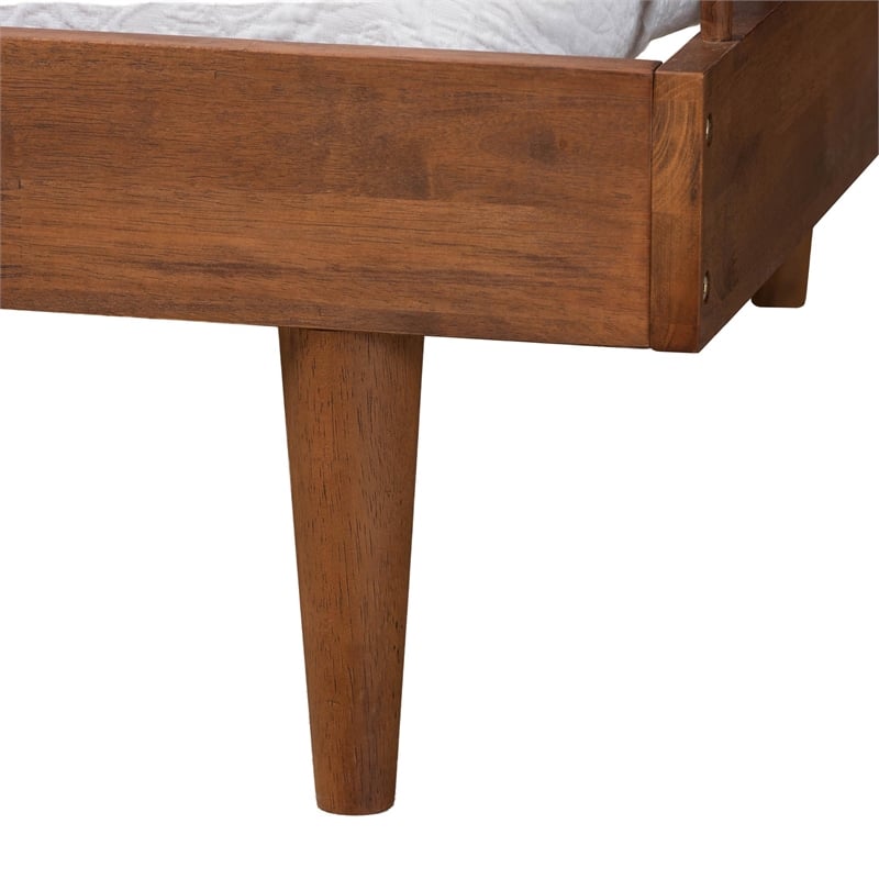 Pemberly Row Modern Ash Walnut Finished Wood Twin Size Daybed