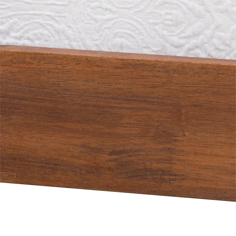 Pemberly Row Modern Ash Walnut Finished Wood Twin Size Daybed
