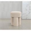 Pemberly Row Modern / Contemporary Beige Fabric Ottoman/Stool