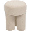 Pemberly Row Modern / Contemporary Beige Fabric Ottoman/Stool