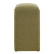 Pemberly Row Contemporary Fabric Counter Stool in Palladian Green